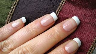 Perfect French Nails At Home Manicure Tutorial DIY [upl. by Liatrice]