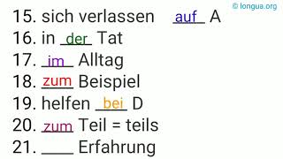 Präpositionen im Deutschen auf lange Sicht in der Regel neidisch auf in Sicherheit in Zukunft [upl. by Arah]