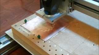 Desktop CNC Milling Machine with DIY ATmega USB GRBL Controller [upl. by Reniti14]