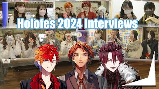 Roberu Gamma and Jurard interviewing Holostars fan in Holofes 2024【Holostars EngSub】 [upl. by Riella]