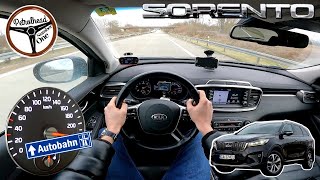 2018 KIA Sorento 20 CRDI 185 KM  VMAX Próba autostradowa i prezentacja RACEBOX 0100 kmh [upl. by Sllew]