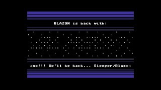 C64 Crack Intro PETSCII Stars Intro by Blazon 15 November 2024 [upl. by Bolt]