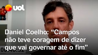 Précandidato do PSD no Recife critica Campos Não teve coragem de dizer que vai governar até o fim [upl. by Pollard]