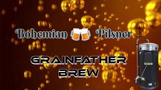 Bohemian Pilsner Grainfather brew [upl. by Gomer]