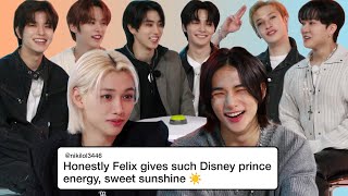 Stray Kids Compete in a Compliment Battle  Teen Vogue [upl. by Idisahc754]