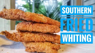 Southern Fried Whiting  How to make Fried Fish At Home [upl. by Nagorb]