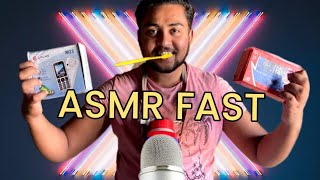 ASMR Fast and Aggressive  mic triggers Tapping amp Scratching [upl. by Ary25]