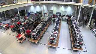 RIEDEL Communications  Timelapse video Toronto setup 2015 [upl. by Denoting]