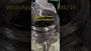 GR5titanium wire Titanium wireMaterial CP titanium titanium alloyGrade Gr1 Gr2 Gr4 Gr5… [upl. by Mcnamee]