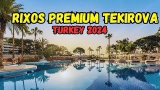 Hotel Rixos Premium Tekirova  Hotel Tour 2024 Kemer Turkey [upl. by Kassaraba]