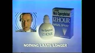 Neo Synephrine Nasal Spray 1981 Commercial [upl. by Ludeman]