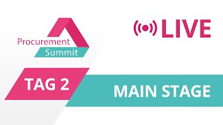 Procurement Summit 2021 Tag 2  Main Stage  Live [upl. by Lleval]