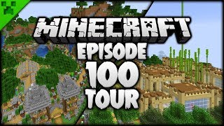 PYTHONS WORLD FULL WORLD TOUR  Pythons World Minecraft Survival Lets Play  Episode 100 [upl. by Larimer806]