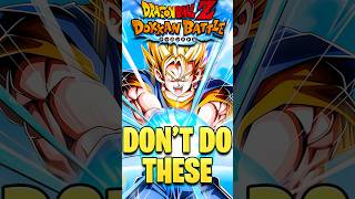 3 BEGINNER Mistakes to Avoid in Dokkan shorts [upl. by Acirema721]