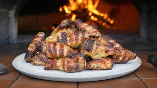 Ep 40 Teriyaki Chicken Wings from the Wood Fired Oven [upl. by Keynes]