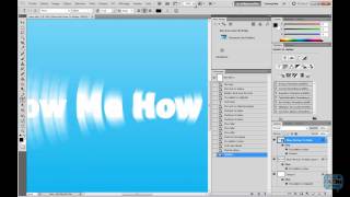 Tuto Adobe Photoshop  Effet de texte tremblement bavure [upl. by Ballinger]