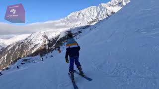 Mont Blanc 15  Chamonix Skiing  GRANDS MONTETS part 1 [upl. by Schulein]