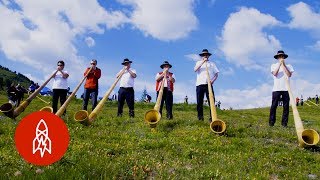 Battle of the Alpine Horns [upl. by Brookner]