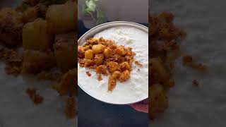 Thayir Sadam with Potato Fry is my ultimate comfort food Yours [upl. by Verne]