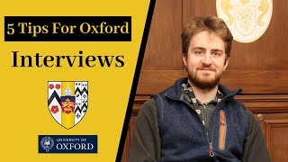 How to ACE an OXFORD INTERVIEW  Staff and Students top tips [upl. by Ahsiekahs94]