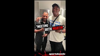 Jamahal Hill meeting with Martin Lawrence mma ufc trending jamahalhill martinlawrence mmanews [upl. by Eiser]