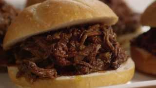 How to Make Slow Cooker Barbecued Beef  BBQ Beef Recipe  Allrecipescom [upl. by Adnilre]