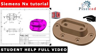 Nx Modeling best practices siemens Nx Drafting 1 tutorial [upl. by Llednor422]