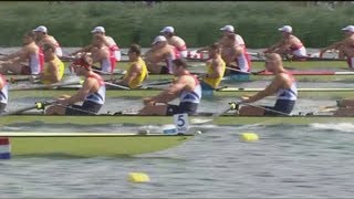 Mens Eight Rowing Repechage Replay  London 2012 Olympics [upl. by Schechinger155]