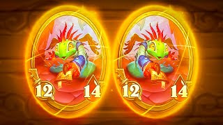 DOUBLE GOLDEN AMALGAM MENAGERIE  Hearthstone Battlegrounds [upl. by Dnomyad643]