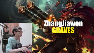 Best Graves Mid  ZhangJiawen Graves vs Galio Mid  Zhang Jiawen Rank 1 Graves Guide [upl. by Meeker]