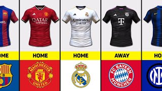 European Football Clubs New Kits 2324 👕 [upl. by Soni]