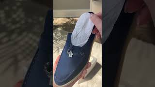 Unboxing Loro Piana Summer Walk Charms in Limited Edition Blue Anemone loropiana luxuryshoes [upl. by Shayn517]