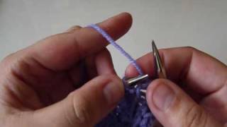 Knitting Rib 3x3 Stitch Even Number of Stitches [upl. by Noteloc892]