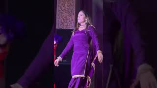 Girl in Purple SatinSilk Dance with Punjabi Song [upl. by Reywas]