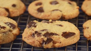 Chocolate Chip Shortbread Cookies Recipe Demonstration  Joyofbakingcom [upl. by Becker495]