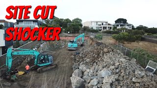 Blasting Granite on a shocker of a home site [upl. by Imas]