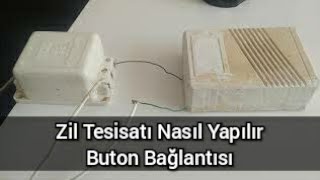 Zil Tesisatı Nasıl Yapılır Elektirik Kablo Bağlantısı [upl. by Ennovart]