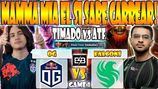 OG VS FALCONS BO2GAME 1TIMADO WISPER CEB VS ATF SKITER MALR1NE ELITE LEAGUE DOTA 2 ESB [upl. by Blancha]