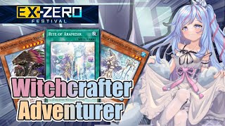 Playing WitchcrafterAdventurer in ExZero Festival 【YuGiOh Master Duel】 [upl. by Ydnem]