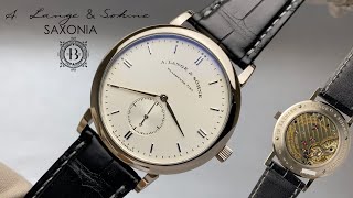 A Lange amp Sohne Saxonia Manual Wind 215026 [upl. by Selemas]