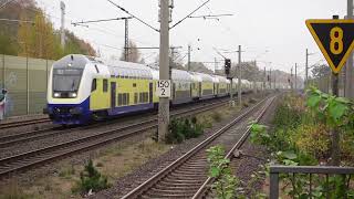 Fliegende Überholung im Bahnhof Winsen [upl. by Nnarefinnej]