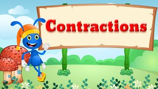 Learn How to Contract Words  Contractions for Kids  Contractions in English with the Blue Bug [upl. by Willem]