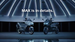 New 2025 Yamaha TMAX amp TMAX Tech MAX MAX in details review Walkaround [upl. by Haral734]