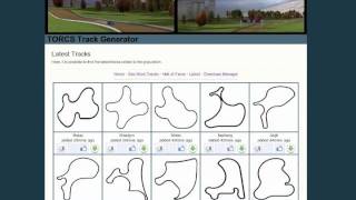 TORCS Track Generator  Overview [upl. by Gualterio]