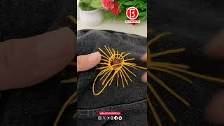 Have you ever seen mending holes in pants like this It’s so beautiful coup Full Video Tutorial [upl. by Allcot]