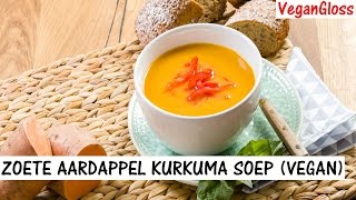 ZOETE AARDAPPEL KURKUMA SOEP MET CITROEN VEGAN [upl. by Koller367]