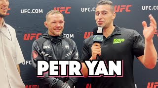 UFC 299  Petr Yan Post Fight Interview Message To DANA WHITE [upl. by Herzig284]