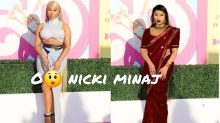 Queen of Rap Meets Desi Glam Nicki Minaj in Saree [upl. by Shelli]