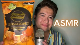 ASMR Comiendo Sabritas de Chile Manzano con Limón🍋 [upl. by Edson]