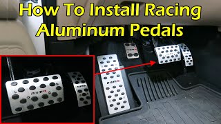 How To Install Racing Pedals In Your Car [upl. by Yrtneg]